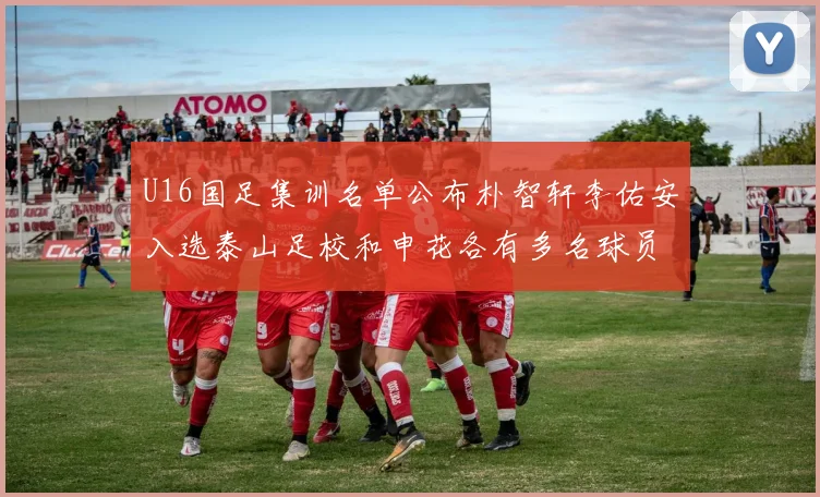U16国足集训名单公布朴智轩李佑安入选泰山足校和申花各有多名球员参与